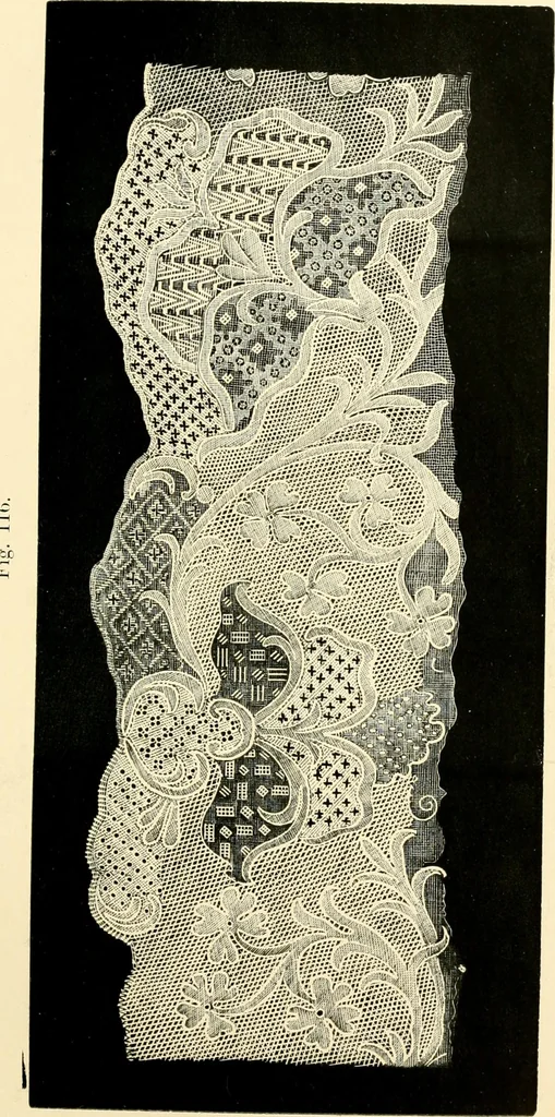 An illustration from History of lace, 1902, leaf 450