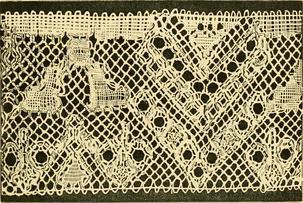 An illustration from History of lace, 1902, leaf 462