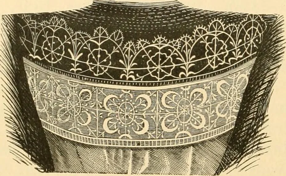 An illustration from History of lace, 1902, leaf 479