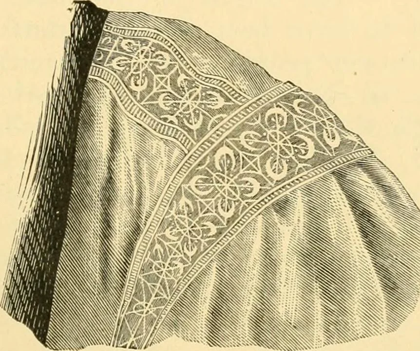 An illustration from History of lace, 1902, leaf 482