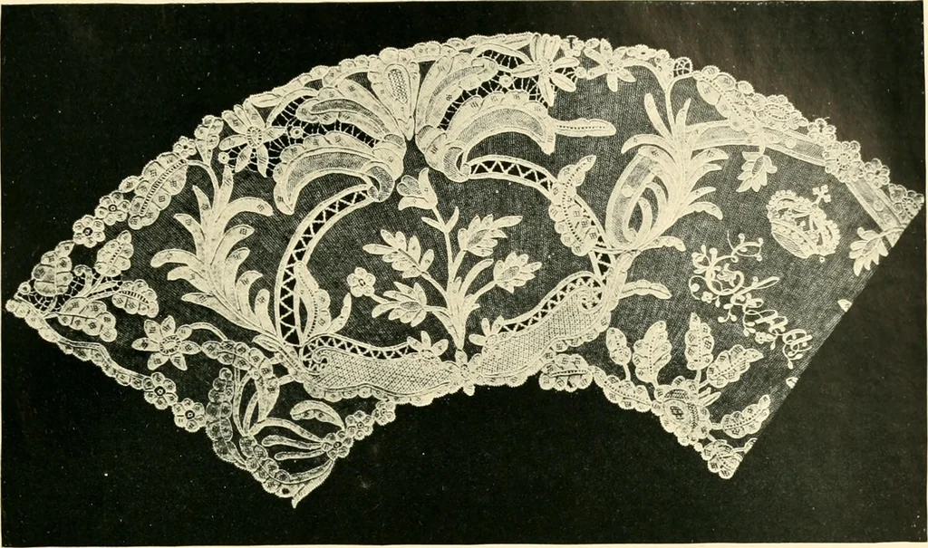 An illustration from History of lace, 1902, leaf 54