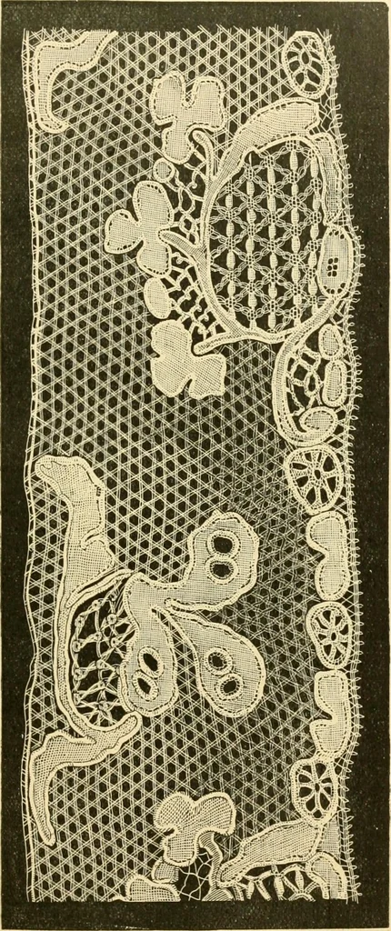 An illustration from History of lace, 1902, leaf 588