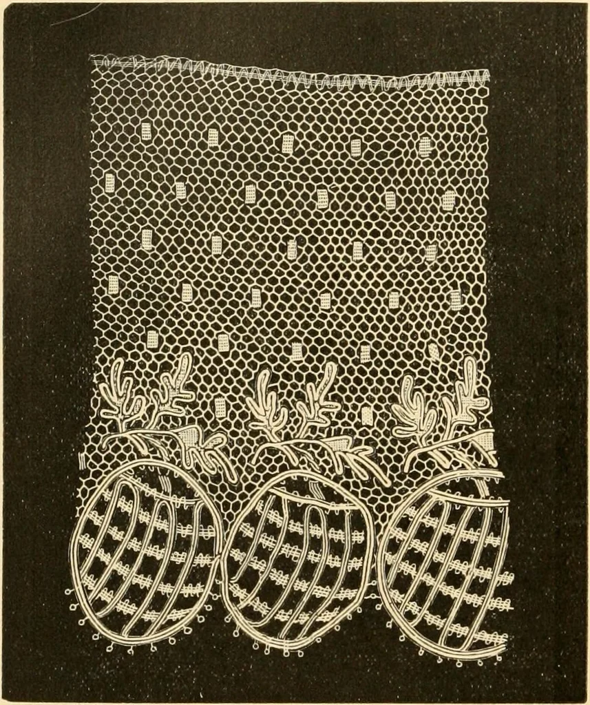 An illustration from History of lace, 1902, leaf 589