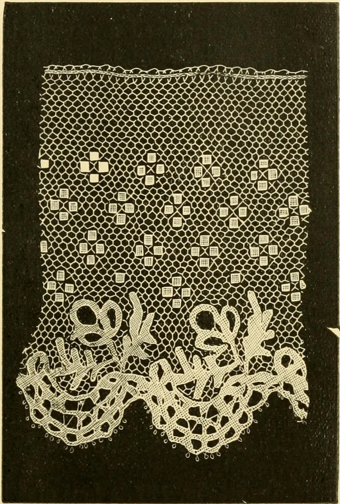An illustration from History of lace, 1902, leaf 590
