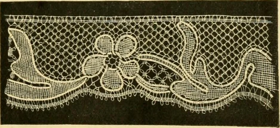 An illustration from History of lace, 1902, leaf 594