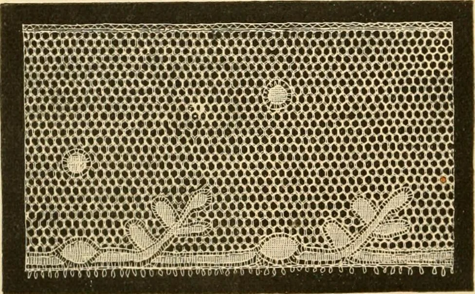 An illustration from History of lace, 1902, leaf 597