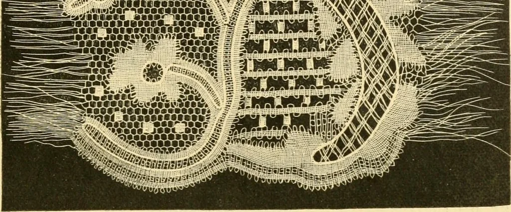 An illustration from History of lace, 1902, leaf 598