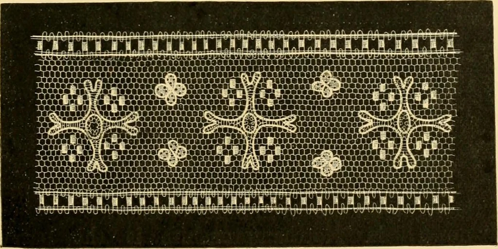 An illustration from History of lace, 1902, leaf 598