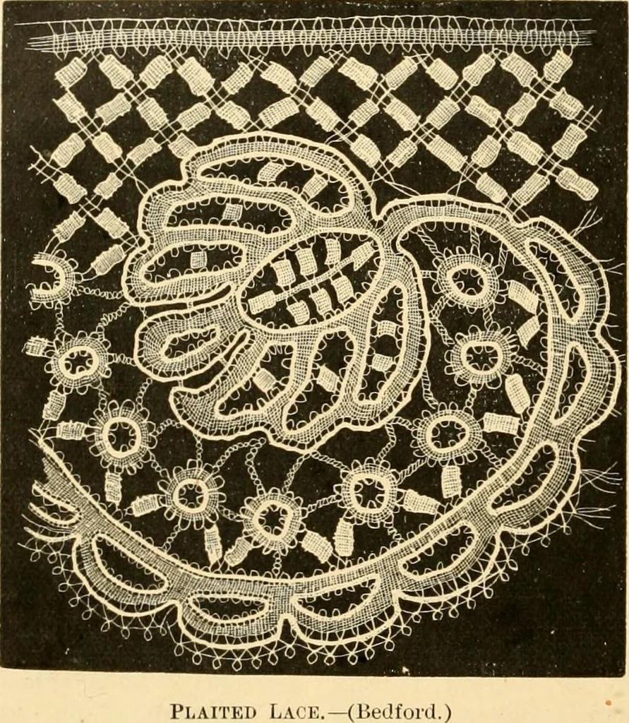 An illustration from History of lace, 1902, leaf 601