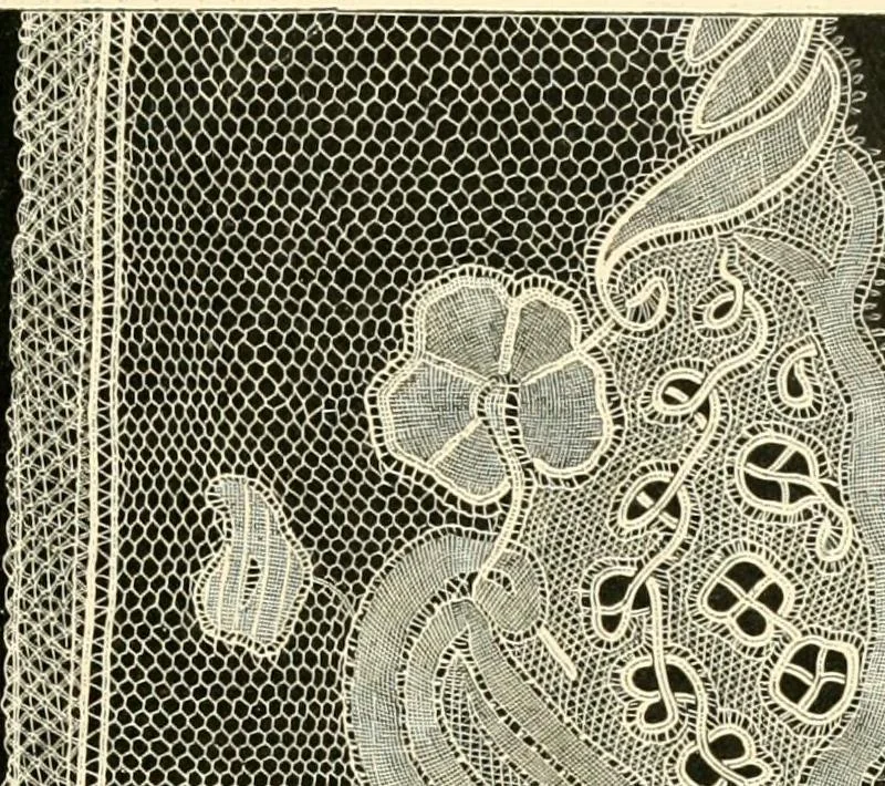 An illustration from History of lace, 1902, leaf 624