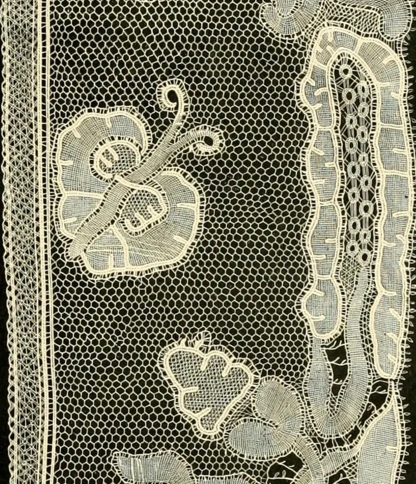 An illustration from History of lace, 1902, leaf 624