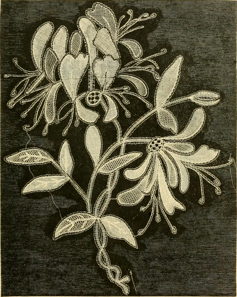 An illustration from History of lace, 1902, leaf 630
