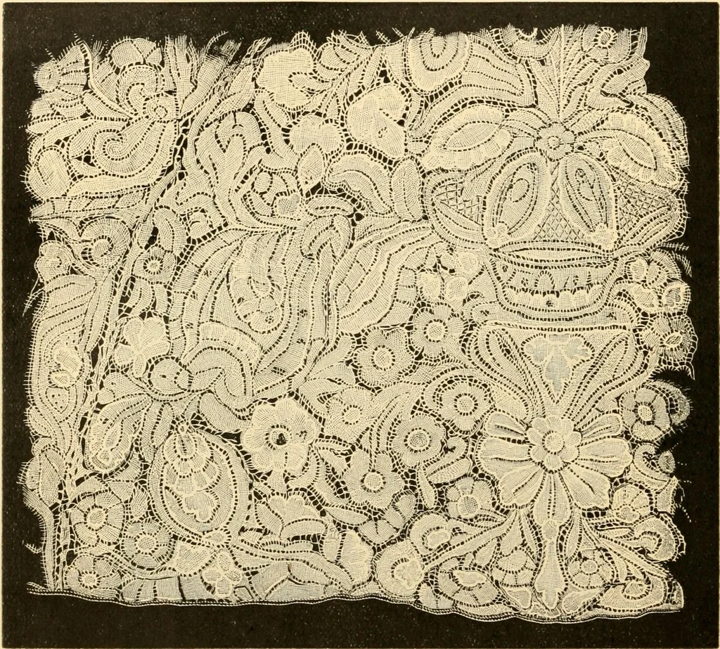 An illustration from History of lace, 1902, leaf 631