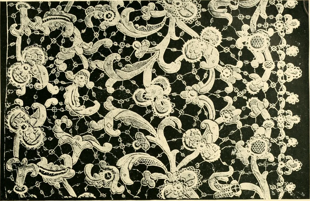 An illustration from History of lace, 1902, leaf 64