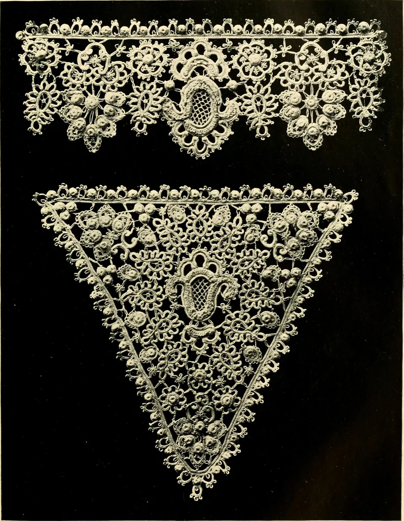 An illustration from History of lace, 1902, leaf 676