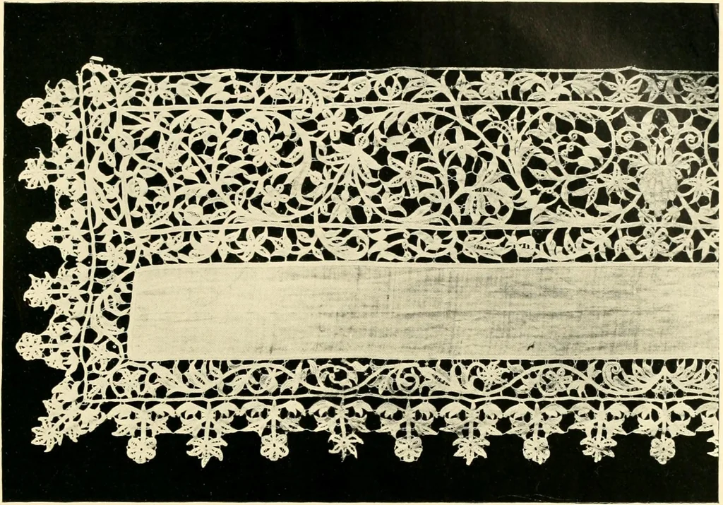 An illustration from History of lace, 1902, leaf 70
