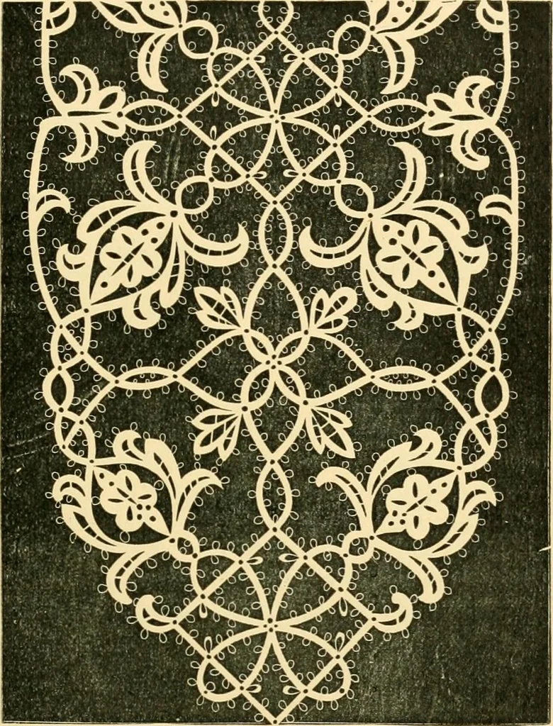 An illustration from History of lace, 1902, leaf 706