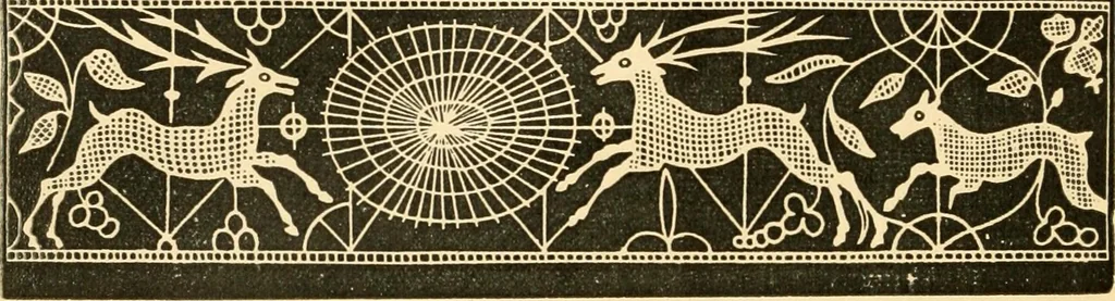 An illustration from History of lace, 1902, leaf 725