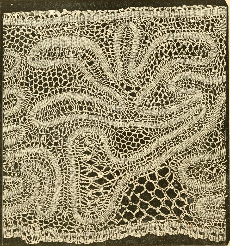 An illustration from History of lace, 1902, leaf 75