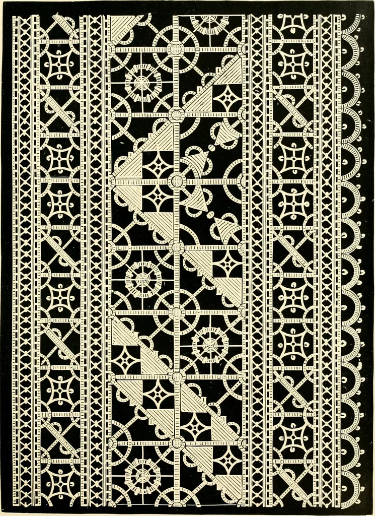 An illustration from History of lace, 1902, leaf 92