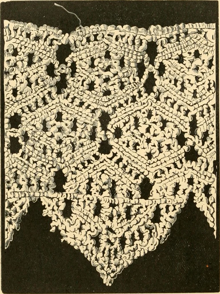 An illustration from History of lace, 1902, leaf 95