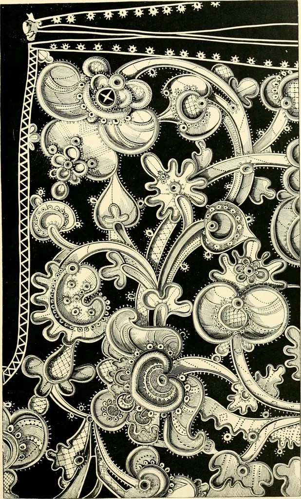 An illustration from History of lace, 1902, leaf 96