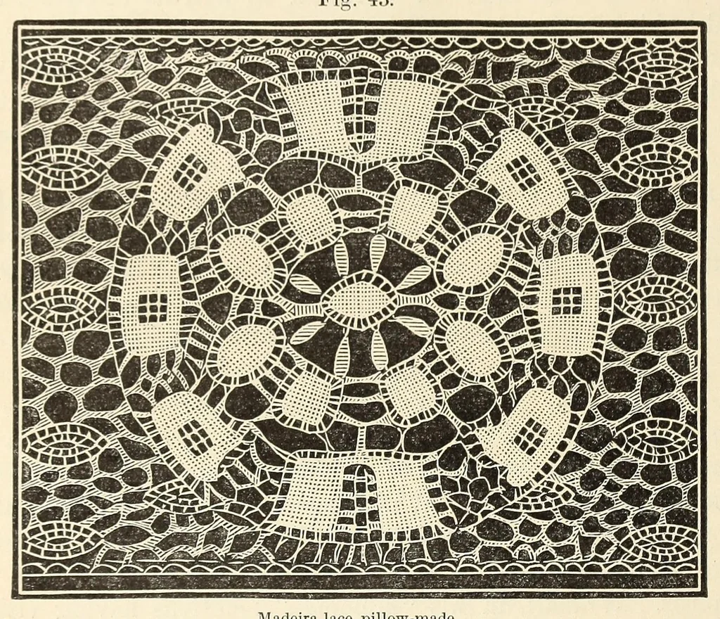 An illustration from A history of lace, 1875, leaf 114