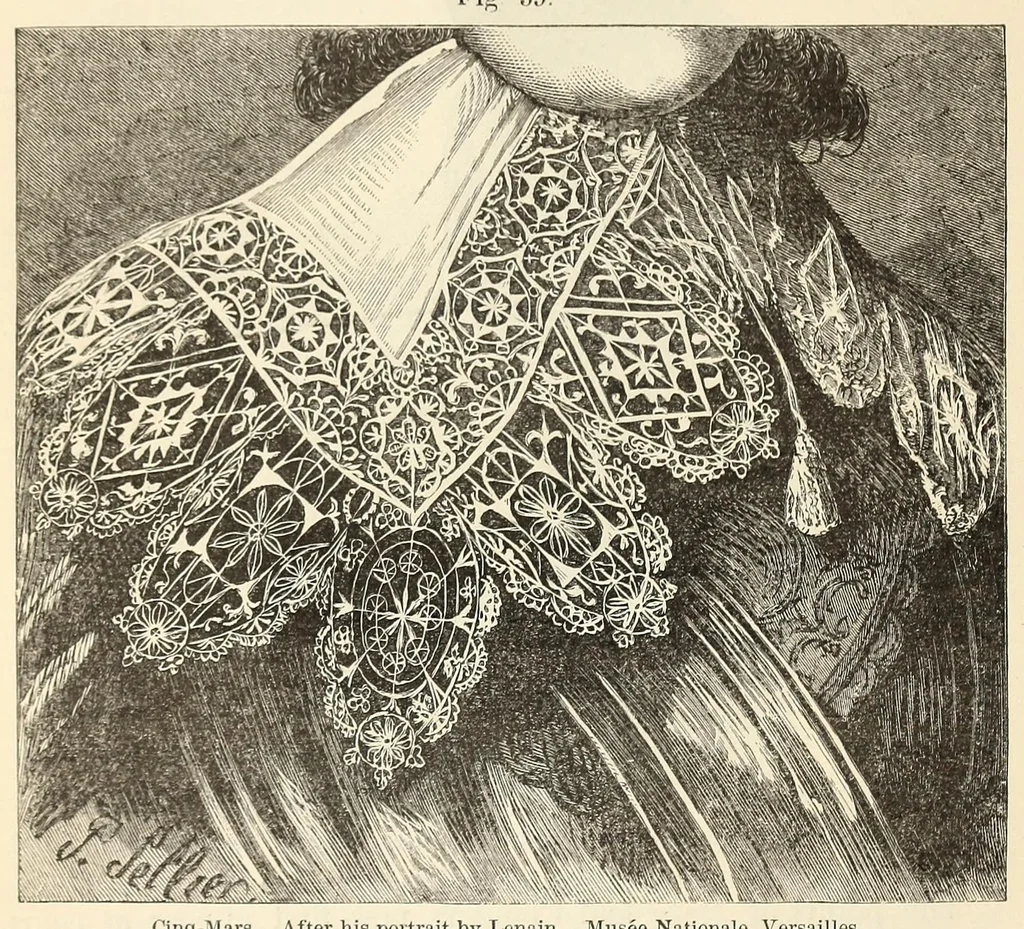 An illustration from A history of lace, 1875, leaf 170