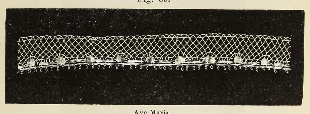 An illustration from A history of lace, 1875, leaf 265