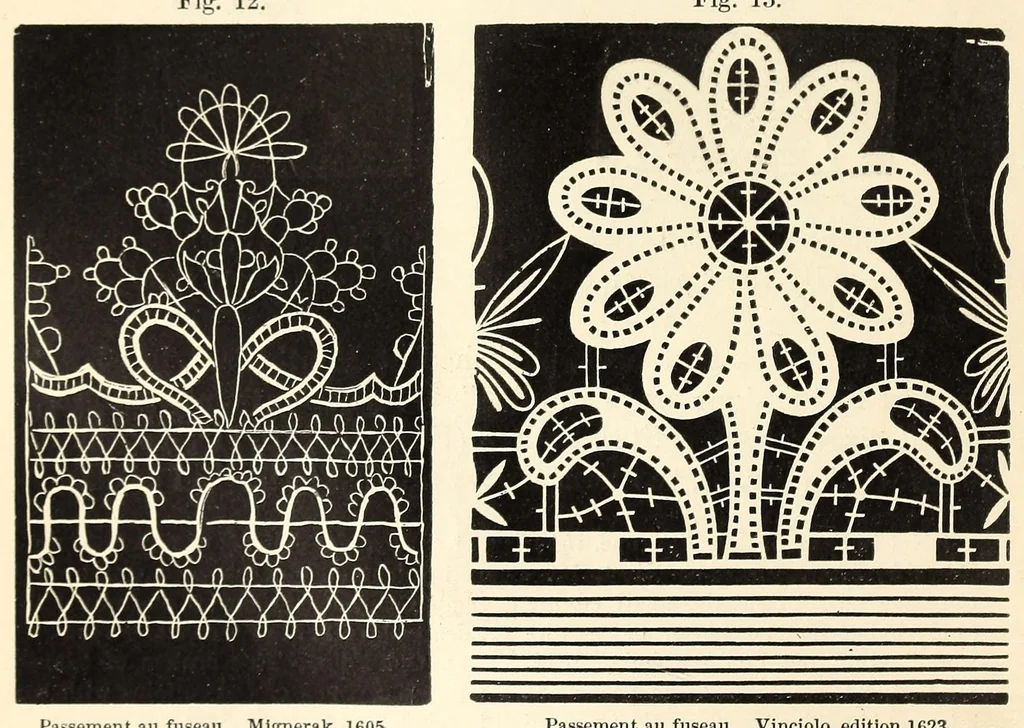An illustration from A history of lace, 1875, leaf 44