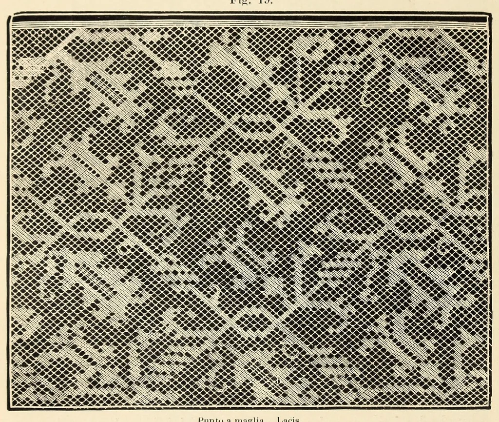 An illustration from A history of lace, 1875, leaf 58