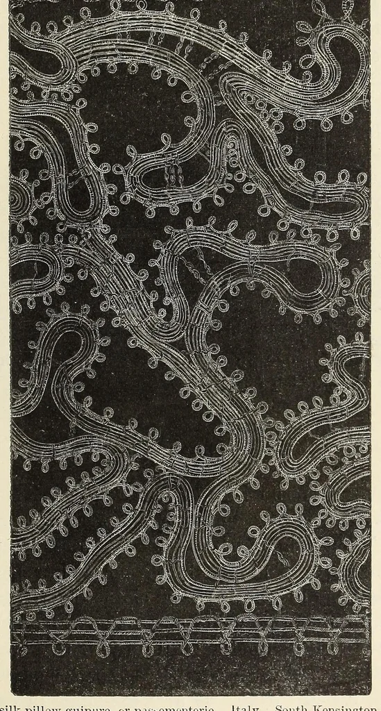An illustration from A history of lace, 1875, leaf 97