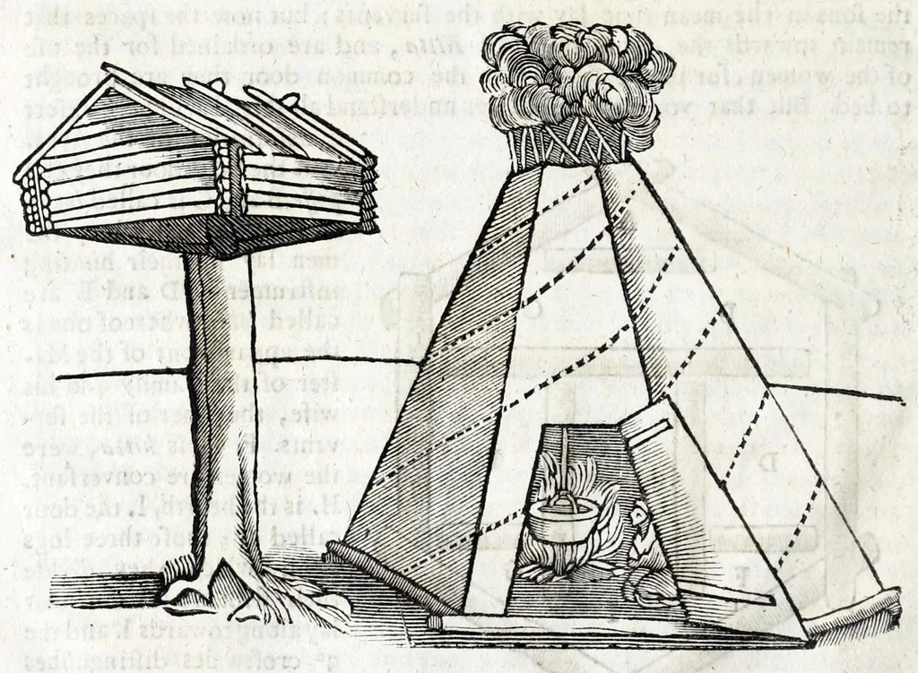 An illustration from The history of Lapland, wherein are shewed the original, manners, habits, marriages, conjurations, &c. of that people, 1674, leaf 106