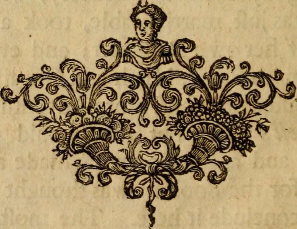An illustration from The history of the life and adventures of Mr. Duncan Campbell : a gentleman, who, tho' deaf and dumb, writes down any stranger's name at first sight, with their future contingencies of fortune : now living in Exeter Court over-against the Savoy in the Strand, 1720, leaf 337
