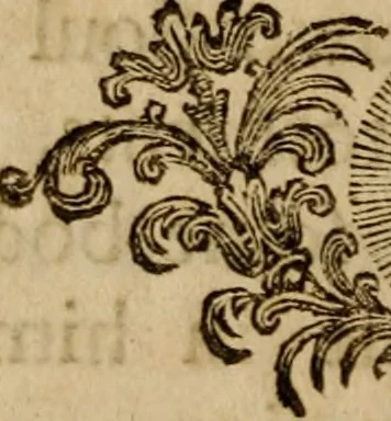 An illustration from The history of the life and adventures of Mr. Duncan Campbell : a gentleman, who, tho' deaf and dumb, writes down any stranger's name at first sight, with their future contingencies of fortune : now living in Exeter Court over-against the Savoy in the Strand, 1720, leaf 361
