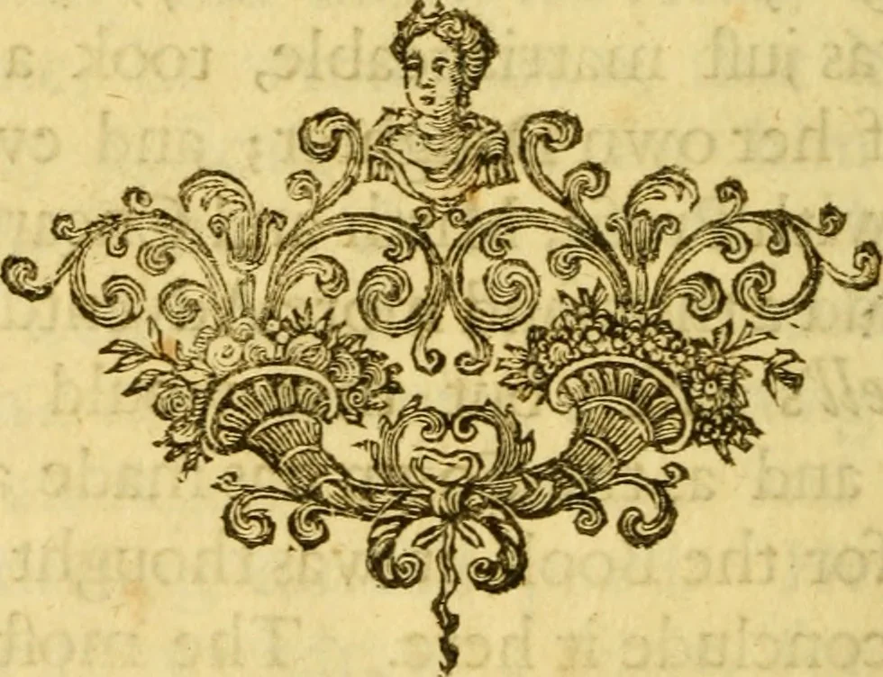 An illustration from The history of the life and adventures of Mr. Duncan Campbell : a gentleman, who, tho' deaf and dumb, writes down any stranger's name at first sight, with their future contingencies of fortune : now living in Exeter Court over-against the Savoy in the Strand, 1720, leaf 333