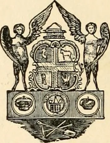 An illustration from A history of Lodge no. 61, F. and A. M., Wilkesbarré, Pa. ... with a collection of masonic addresses .., 1897, leaf 699