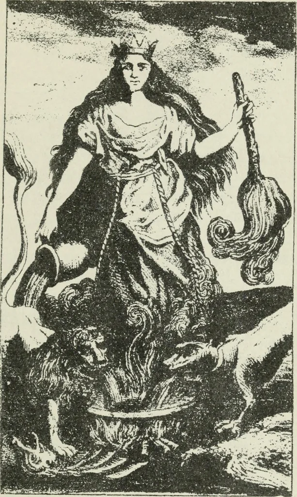 An illustration from The history of magic : including a clear and precise exposition of its procedure, its rites and its mysteries, 1922, leaf 290