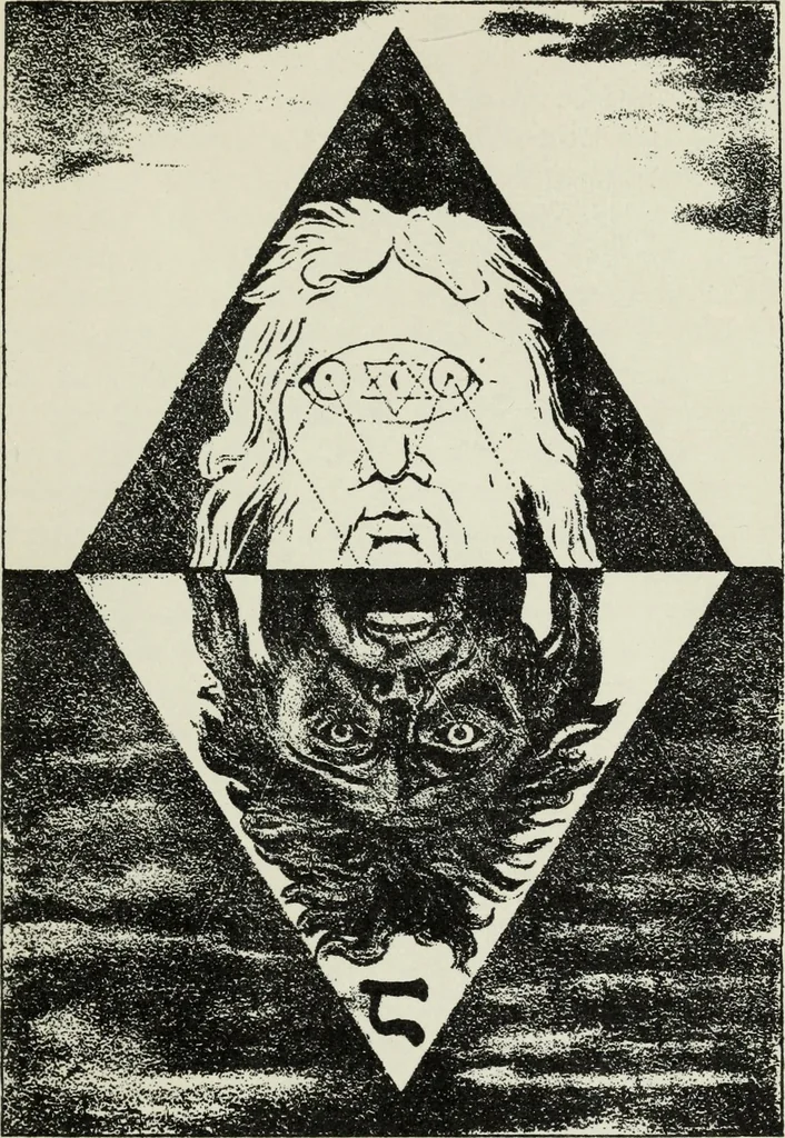 An illustration from The history of magic : including a clear and precise exposition of its procedure, its rites and its mysteries, 1922, leaf 88