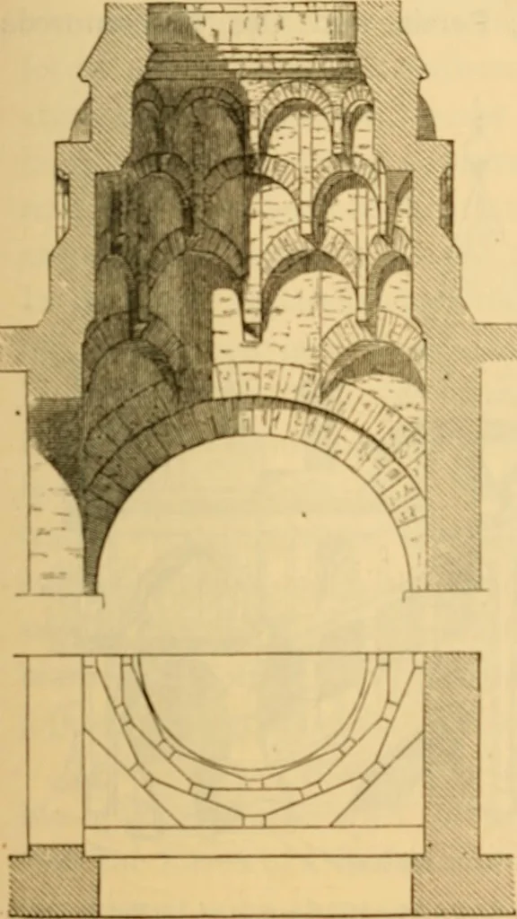 An illustration from History of mediaeval art, 1887, leaf 106