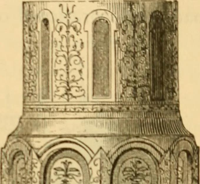 An illustration from History of mediaeval art, 1887, leaf 106
