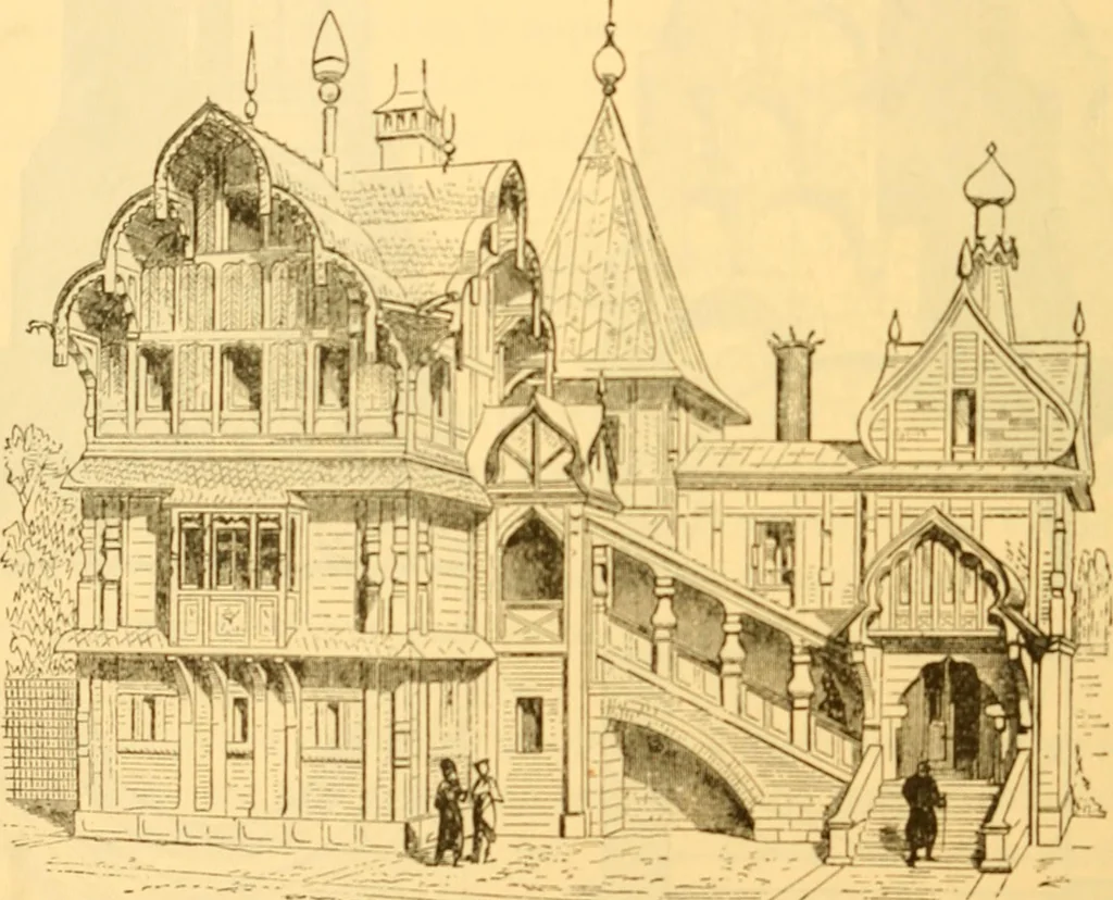 An illustration from History of mediaeval art, 1887, leaf 107