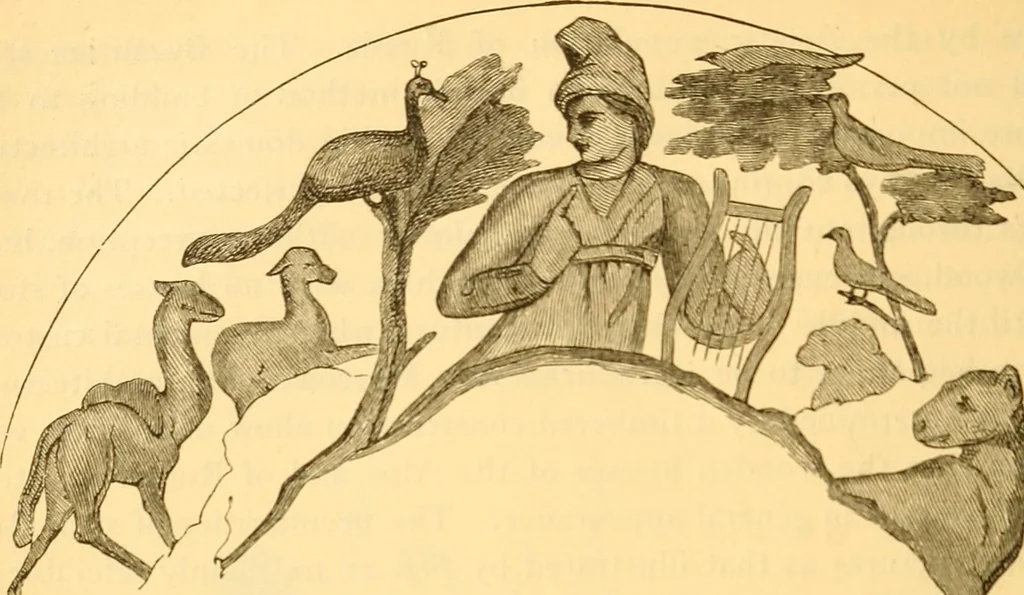 An illustration from History of mediaeval art, 1887, leaf 109