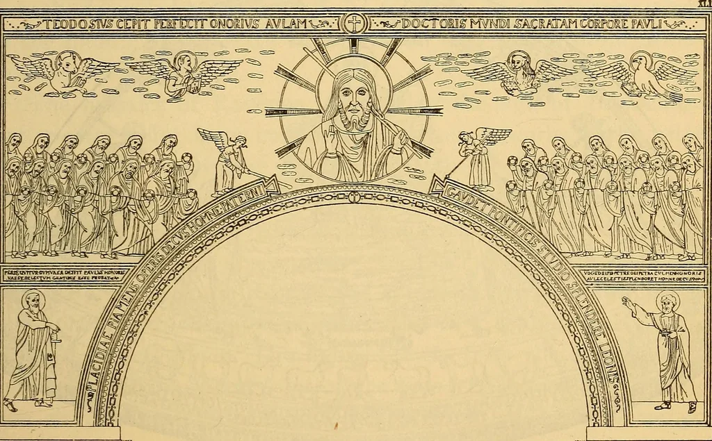 An illustration from History of mediaeval art, 1887, leaf 120