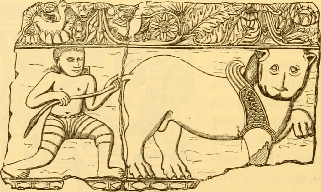 An illustration from History of mediaeval art, 1887, leaf 187