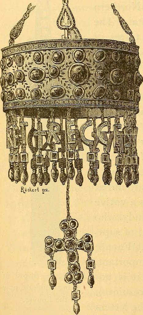 An illustration from History of mediaeval art, 1887, leaf 275