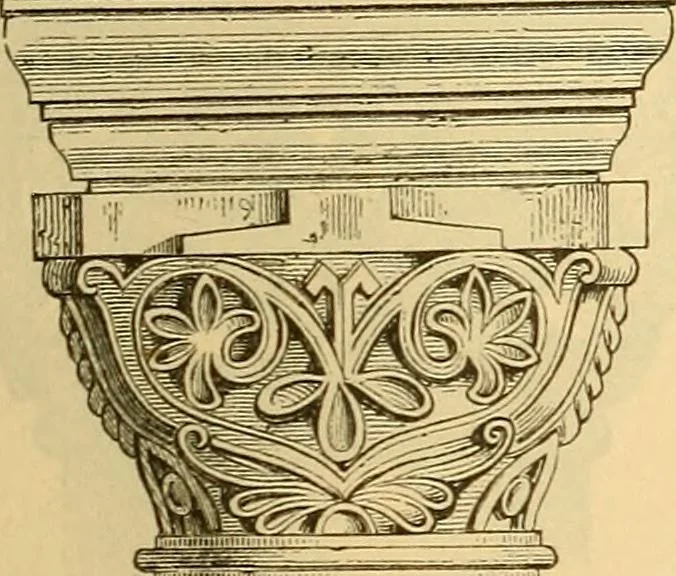 An illustration from History of mediaeval art, 1887, leaf 296