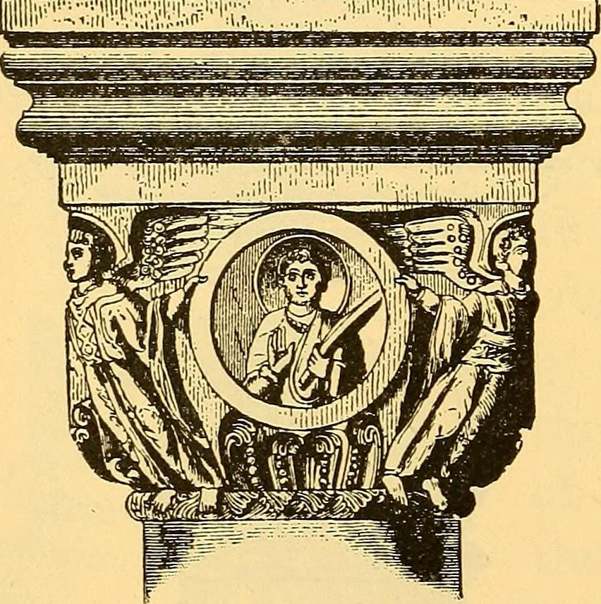 An illustration from History of mediaeval art, 1887, leaf 297
