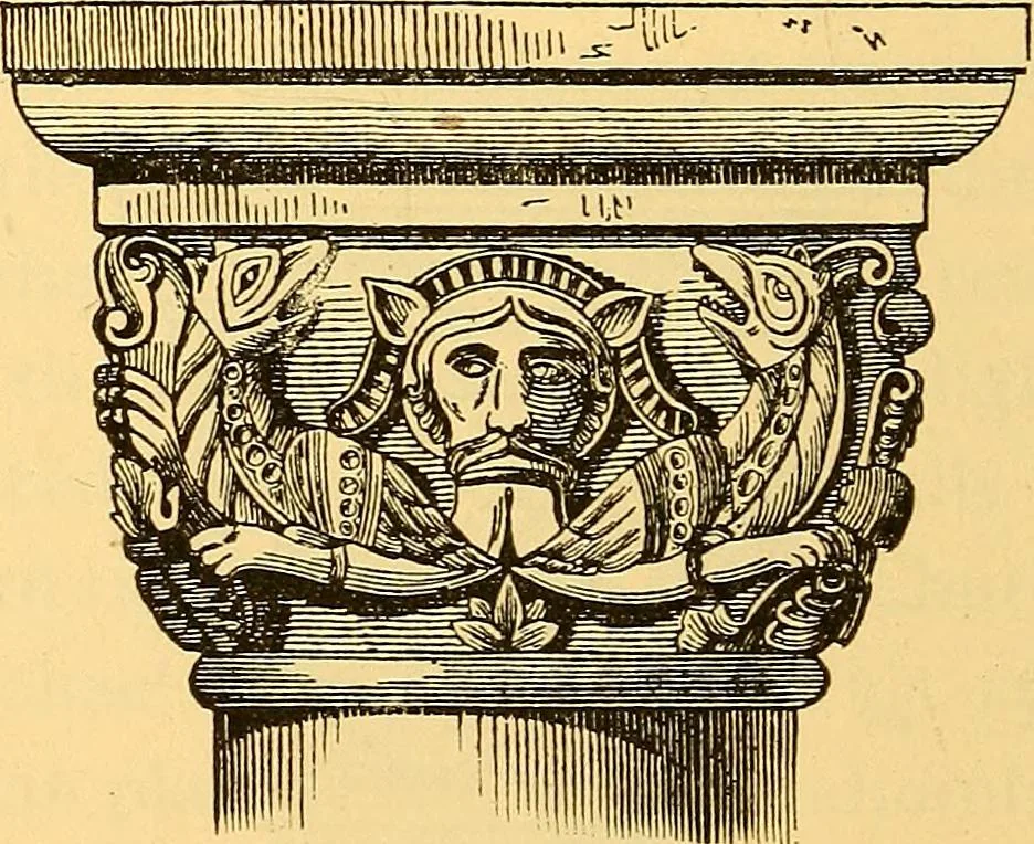 An illustration from History of mediaeval art, 1887, leaf 297