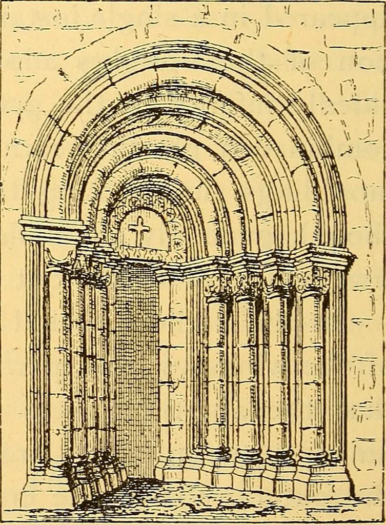 An illustration from History of mediaeval art, 1887, leaf 305